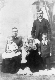 Siebler, William and wife Lena, with Albert, Magdelena Louise & Bill c1895