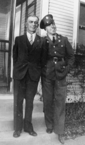 Albert Siebler and brother Roy circa 1942