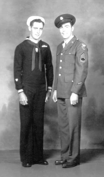 Lee and brother Roy Circa 1943