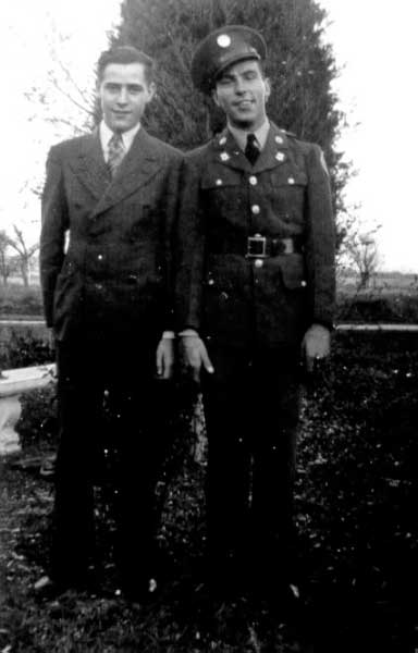 Lee and brother Roy Siebler - 22  circa 1941