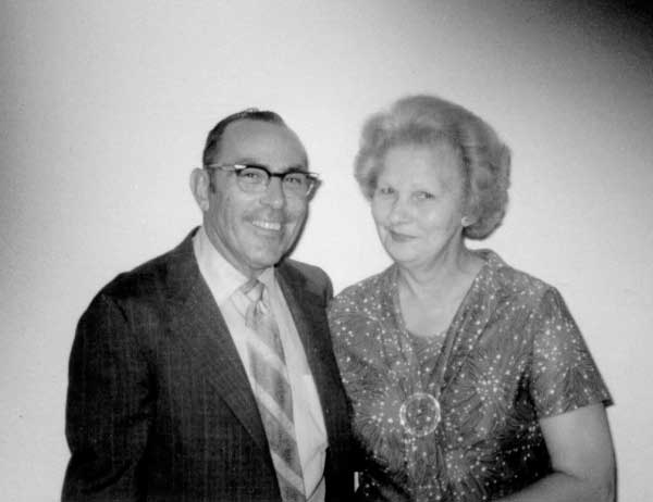 Roy and wife circa 1960