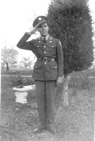 Roy in yard of Siebler house in Aurora cirda 1941