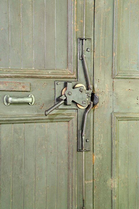 Entry Hardware. Designed by Ronald L. Siebler. Created in partnership with Ward Brinegar of Harmony Forge.