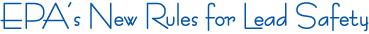 EPA NEW RULES